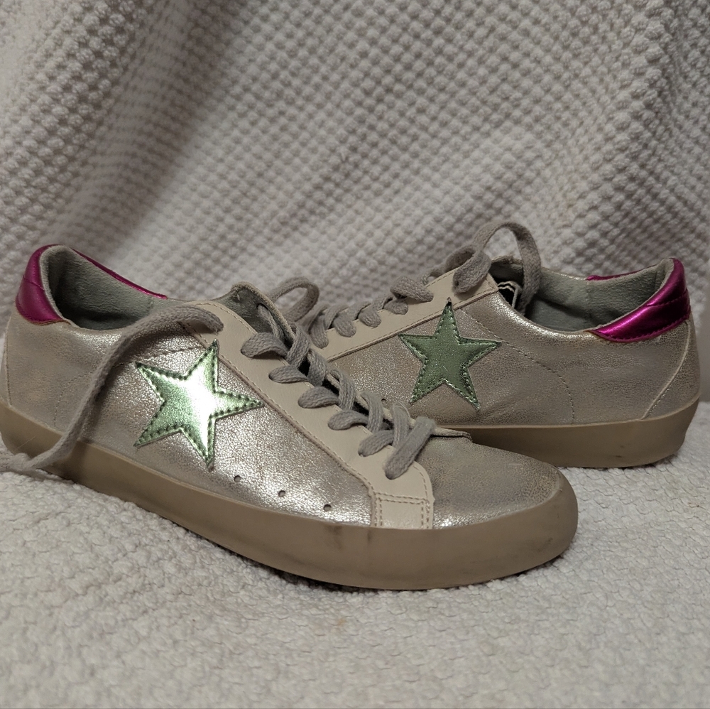 ShuShop Company Paula Kids Silver Distressed